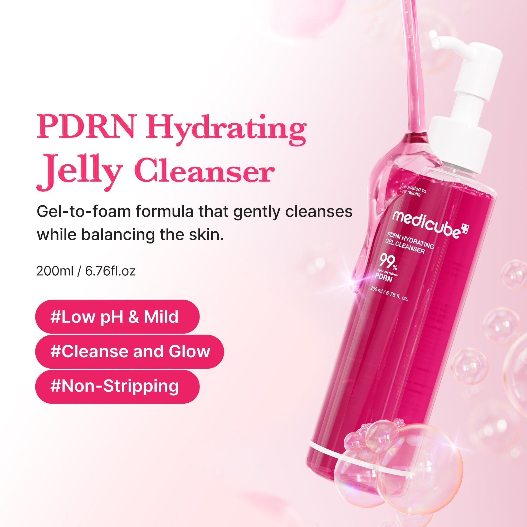 [GIFT] PDRN Pink Gel Cleanser - Gentle Moisture Cream