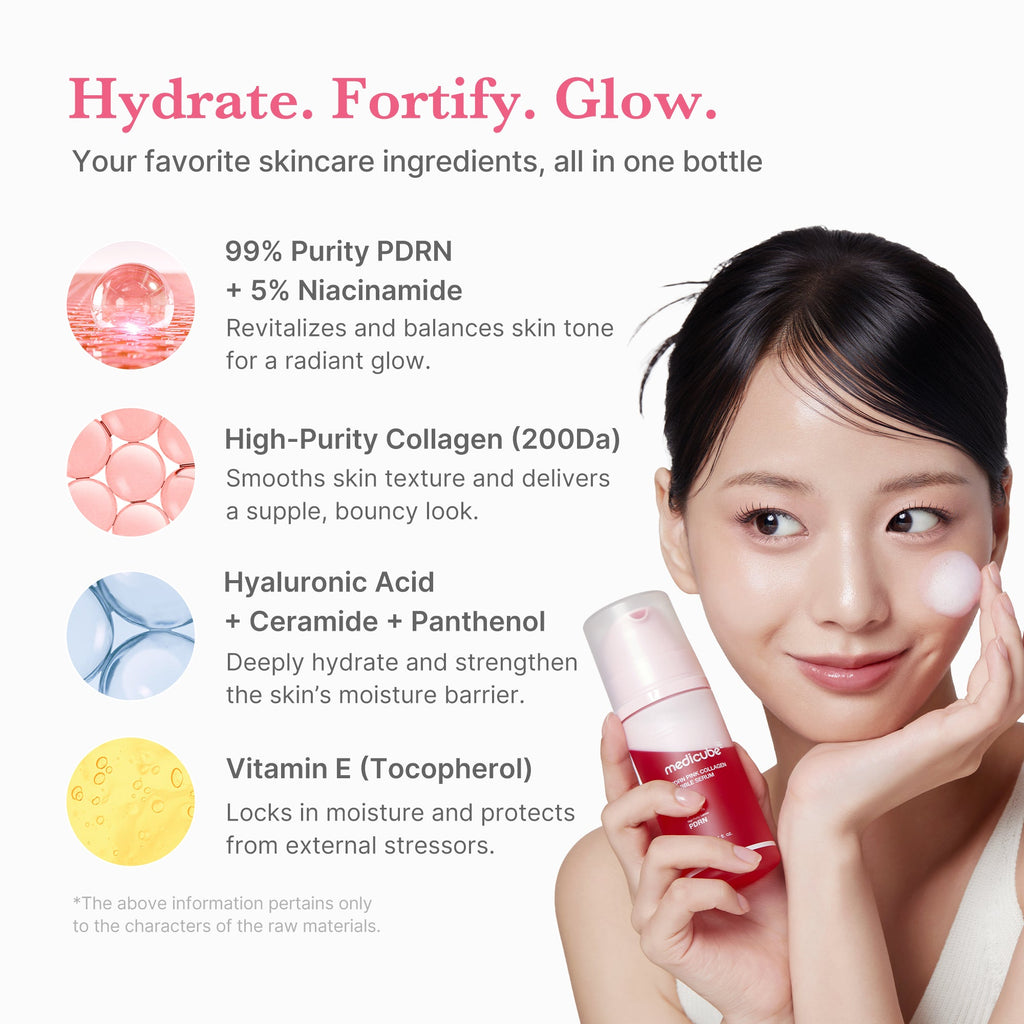 [GIFT] PDRN Pink Collagen Bubble Serum - Simple Foam Cleanser
