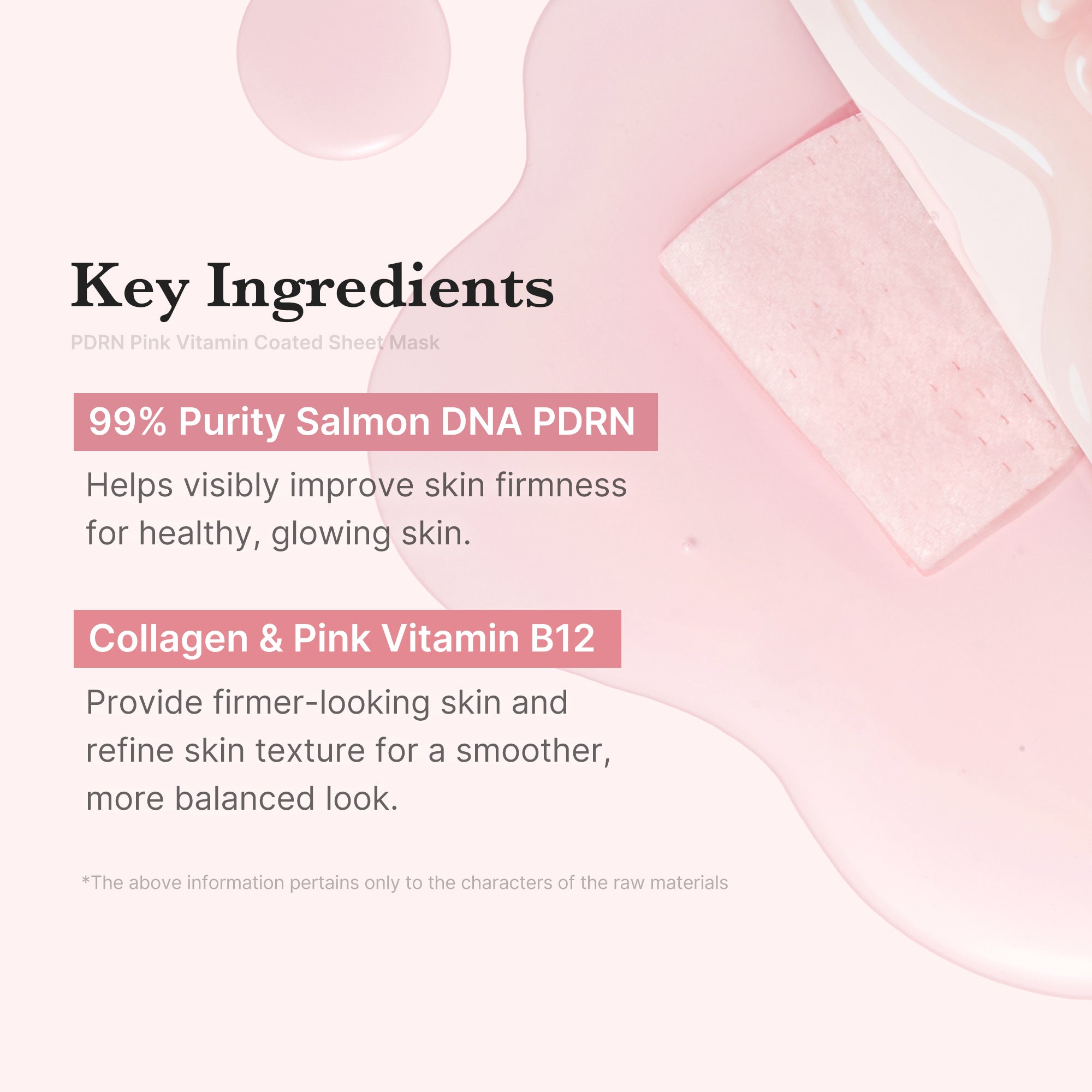 [Subscr.] PDRN Pink Vita Coating Sheet Mask - Lightweight Gel Cream