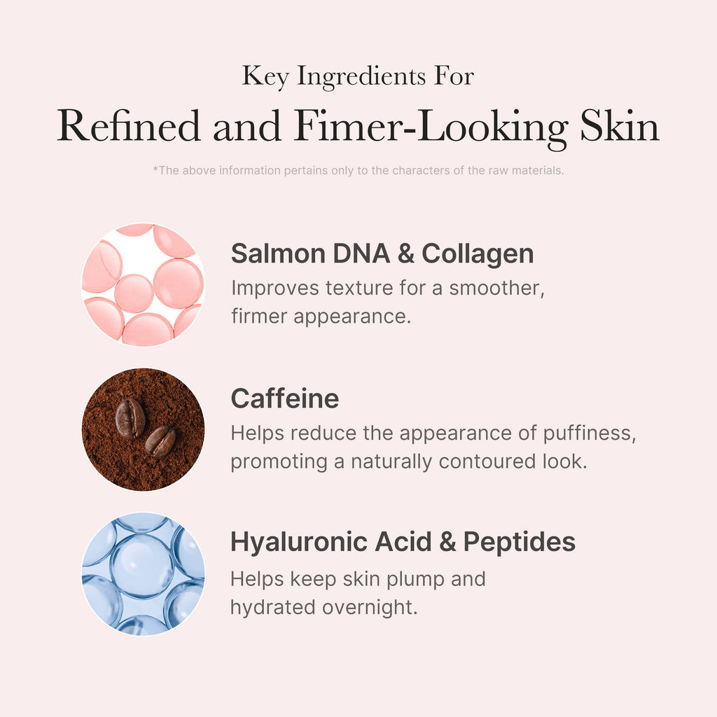 [Subscr.] PDRN Pink Caffeine Overnight Wrapping Mask - Glow Ready Glow Drops