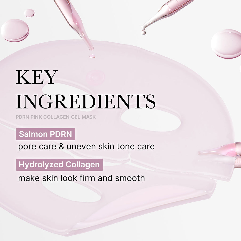 [GIFT] Salmon PDRN Pink Collagen Jelly Gel Mask (4ea) - Minimal Cushion Pads