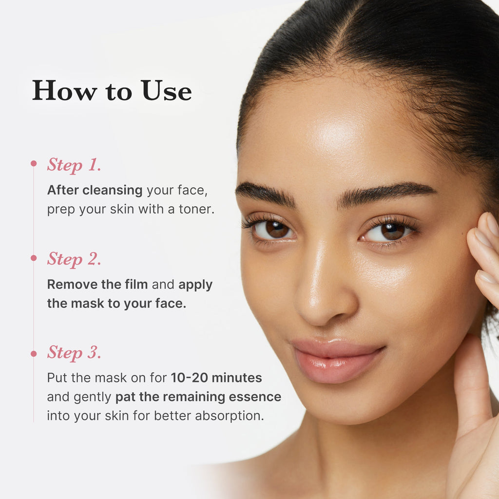 PDRN Pink Vita Coating Sheet Mask - Simple Hydrating Toner