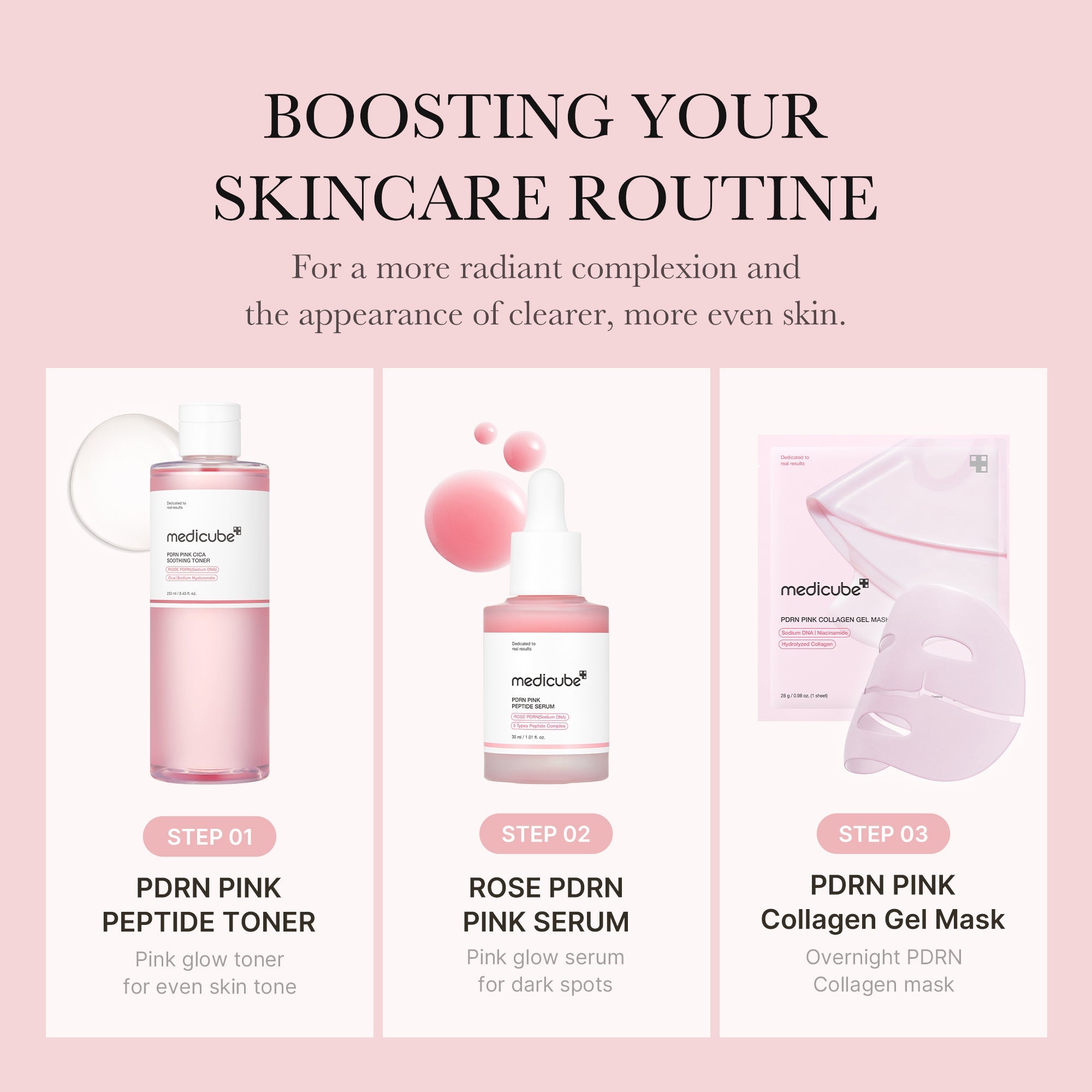 [GIFT] PDRN Pink Peptide Toner - Self Care Exfoliating Pads