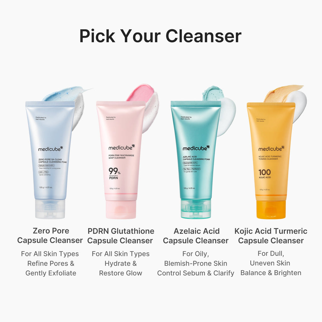 PDRN Pink Glutathione Capsule Foam Cleanser - Self Care Body Care