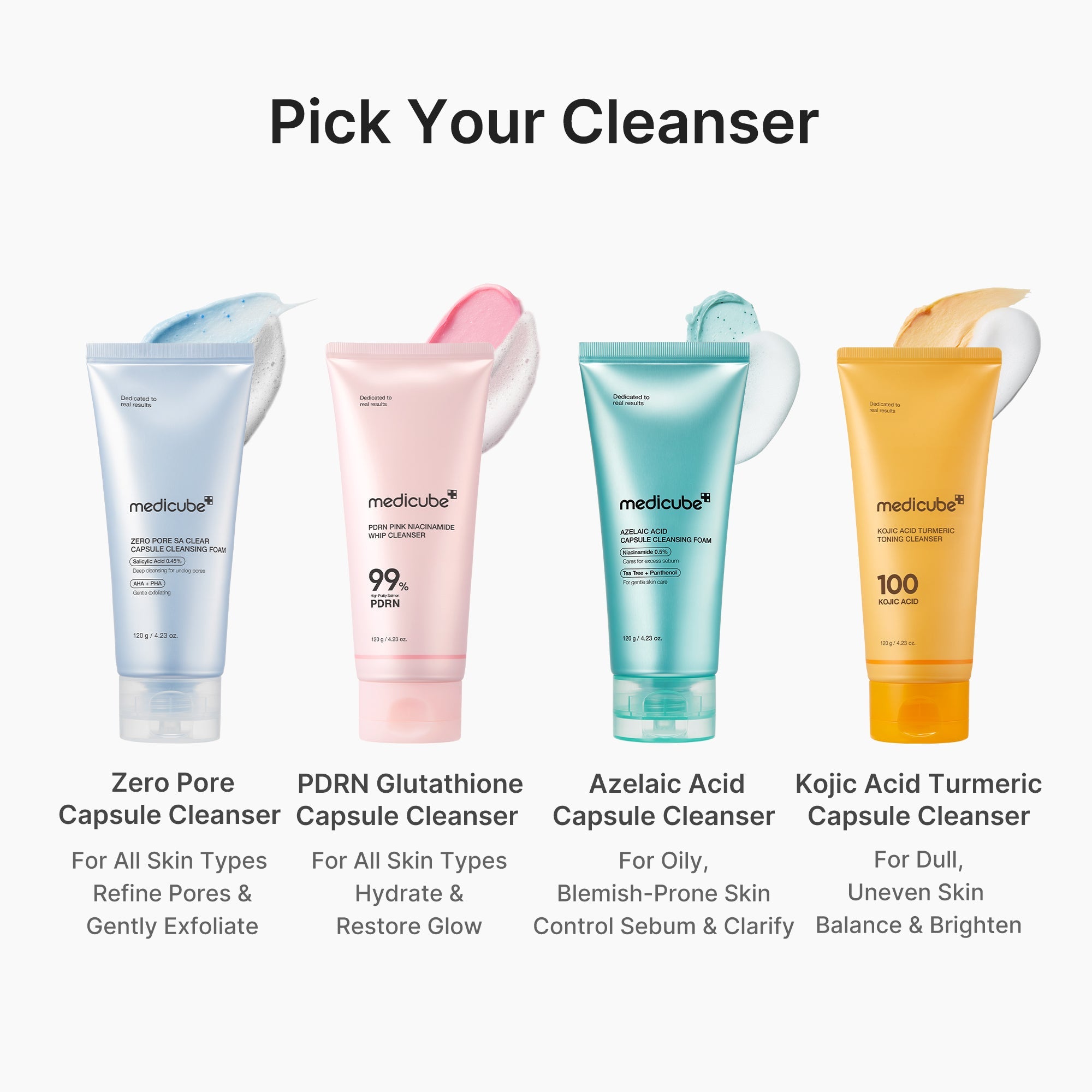 PDRN Pink Glutathione Capsule Foam Cleanser - Self Care Body Care