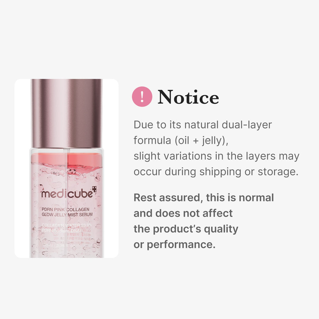 PDRN Pink Collagen Glow Jelly Mist Serum - Fresh Moisture Cream