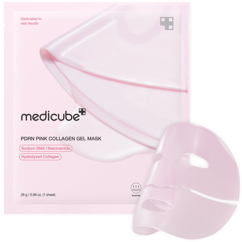 🎁 Salmon PDRN Pink Collagen Jelly Gel Mask - Soft Touch Foam Cleanser