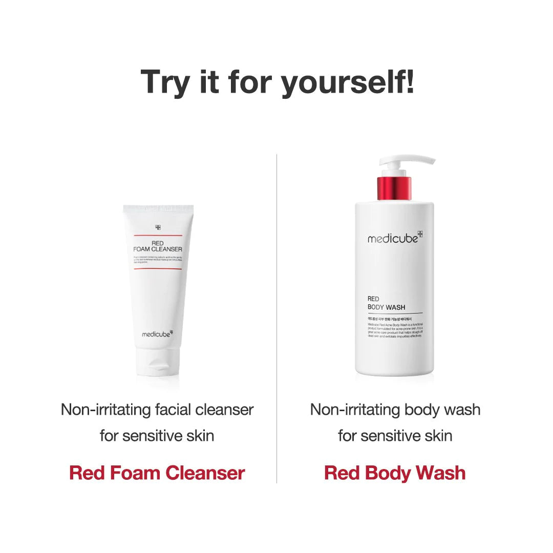 Red Body Wash - Beauty Drawer Cream Cleanser