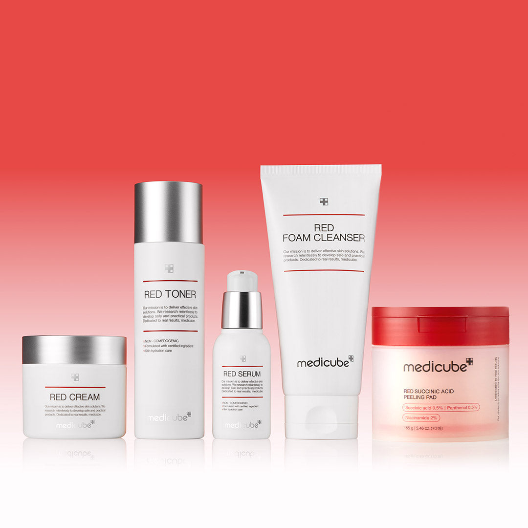 Red Line Full Set - Glow Ready Cream Cleanser