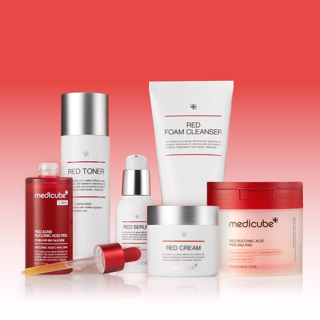 Red Line Full Set - Glow Ready Cream Cleanser